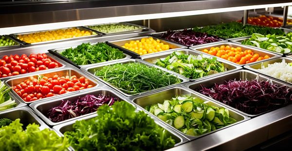 L'agencement innovant pour un bar à salade efficace